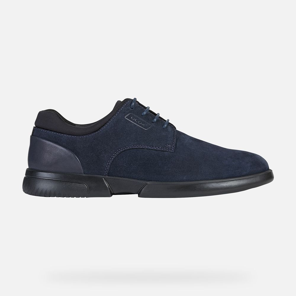 Geox Casual Shoes Navy Smoother - Geox Mens Shoes - QFWBZH406